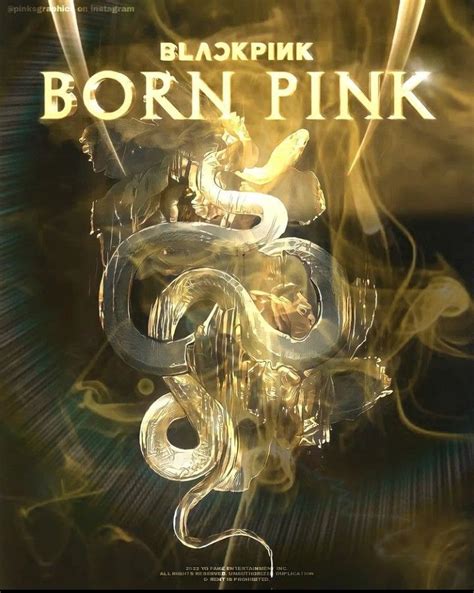 Born Pink💓💗 Blackpink Poster Black Pink Background Blackpink