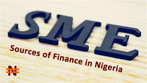 Sources of Finance for SMEs in Nigeria
