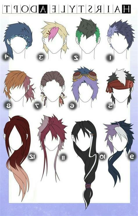 Cute Anime Boy Hairstyles
