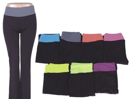 72 Units Of Womans Assorted Color Yoga Pants Assorted All Sizes