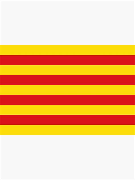 Catalan Flag Sticker For Sale By Gdlkngcrps Redbubble