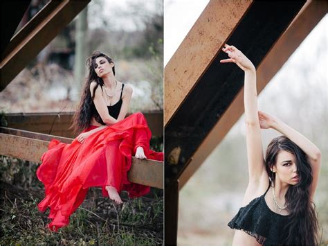 Outdoor Model Photography Posing Women Flamenco