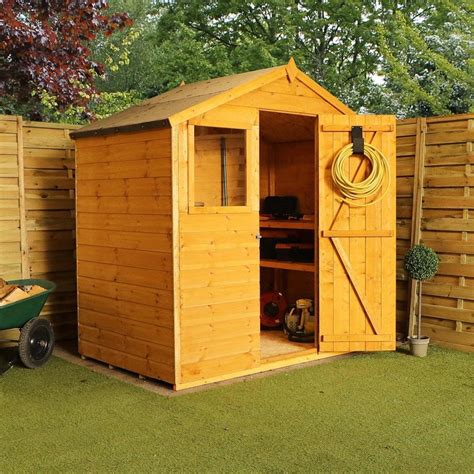 Mercia Shiplap Tongue And Groove 6x4 Apex Shed Garden Street