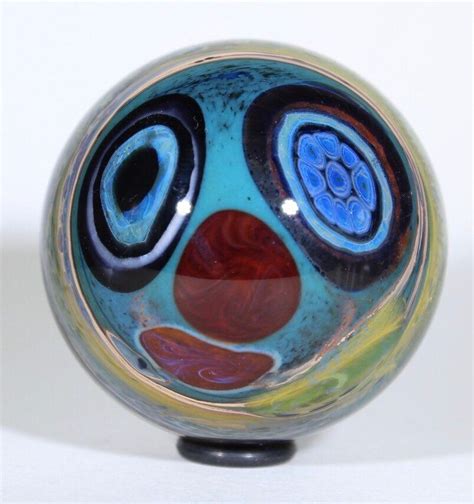 Artist Handmade Borosilicate Glass Contemporary Marble Planet Etsy Glass Marbles