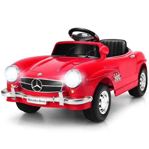 Costway Red Mercedes Benz 300sl Amg Rc Electric Toy Kids Baby Ride On