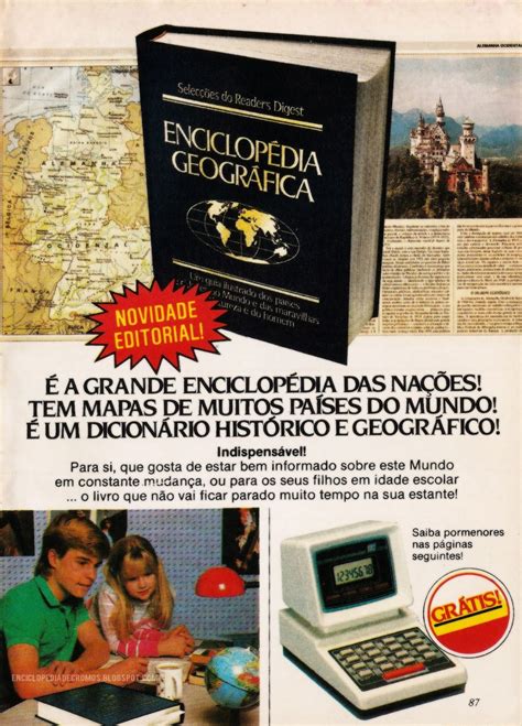 Enciclopédia de Cromos Enciclopédia Geográfica 1988