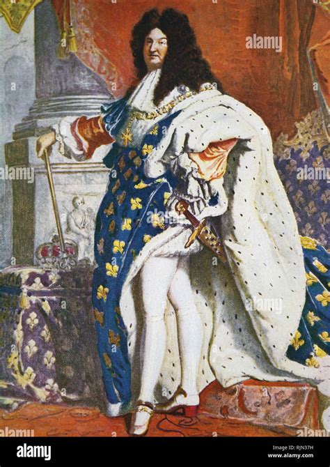 Figura Che Mostra Il Re Francese Luigi XIV 1638 1715 Foto Stock Alamy