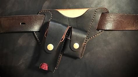 How To Make Pepper Spray Holster Pdf Pattern Included Leather Craft