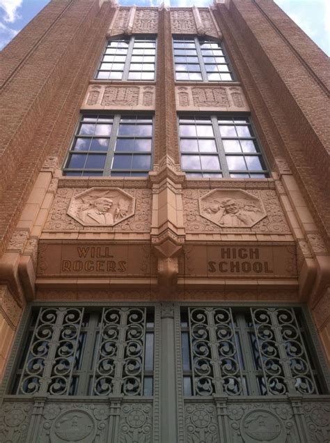 Will Rogers High School Tulsa Oklahoma Art Deco Architecture Art