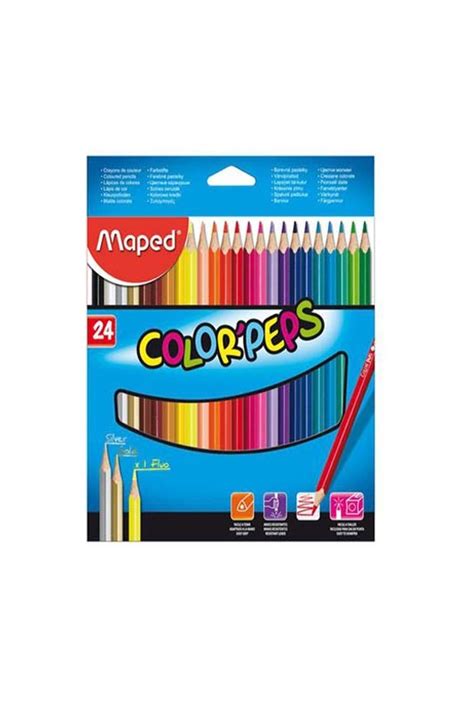 Maped Colored Pencil Set Of 24 Colors The Oil Paint Store