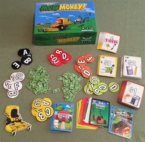 While not entirely a game, money match me can be a fun way for kids to test their knowledge of american coins. Time to get some Mow Money! - The Board Game Family