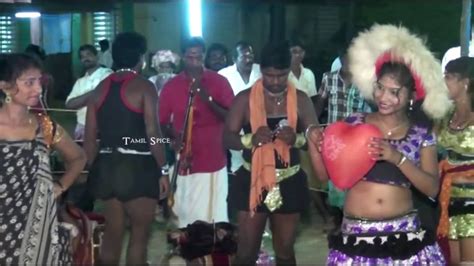 Karakattam Tamil Village Festival Double Meaning Hot Dance Youtube