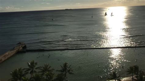 Aston Waikiki Beach Hotel Ocean Front Preimier Room View Youtube
