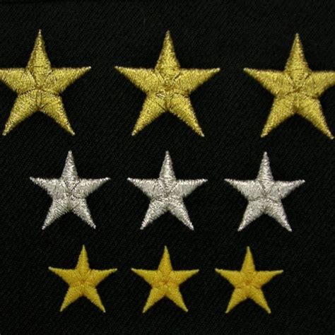 Stars Insignia Machine Embroidered Archives Shop Elc