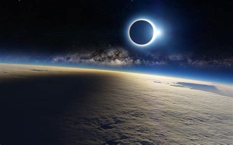 Solar Eclipse Earth High Quality Wallpaper Preview