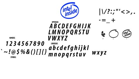 Intel Inside 2002 Font Concept By Therprtnetwork On Deviantart