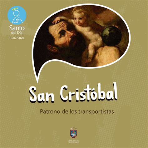 Santo Del DÍa San CristÓbal Patrono De Los Transportistas Diócesis