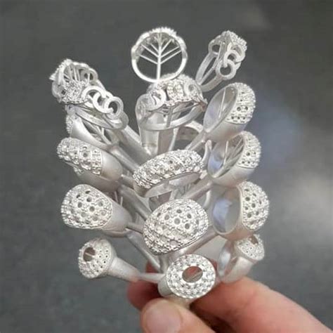 3d Printed Jewelry How Does Castable Resin 3d Printing Work