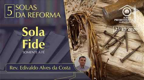 Culto Vespertino Somente pela Fé Rev Edivaldo Alves da Costa YouTube