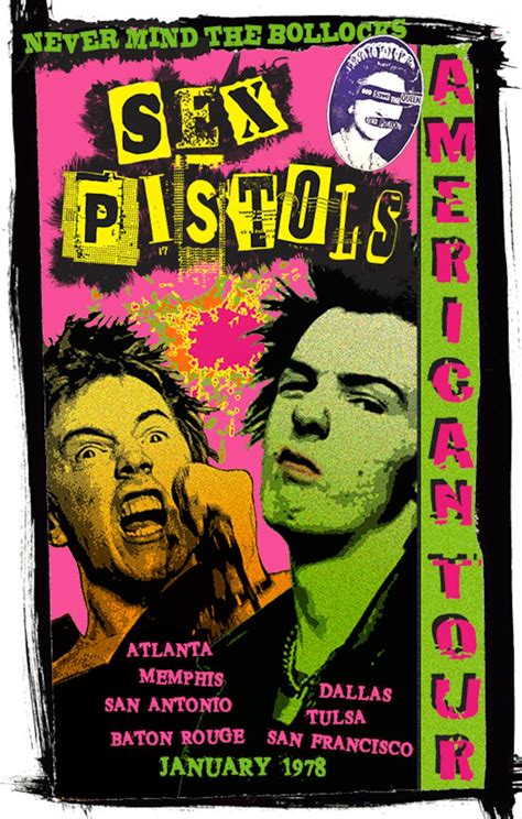 Sex Pistols American Tour Poster 1978 Etsy Uk