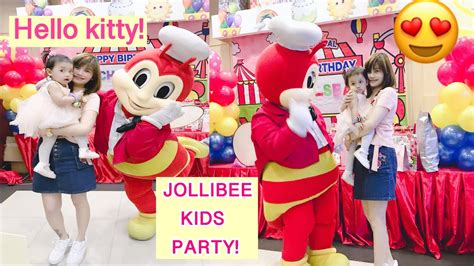 Jollibee Birthday Party For Our Chelseas 1st Birthday Jollibee