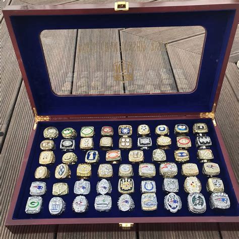 53 Super Bowl Championship 53 Rings From I To Liii Ring Set Sport