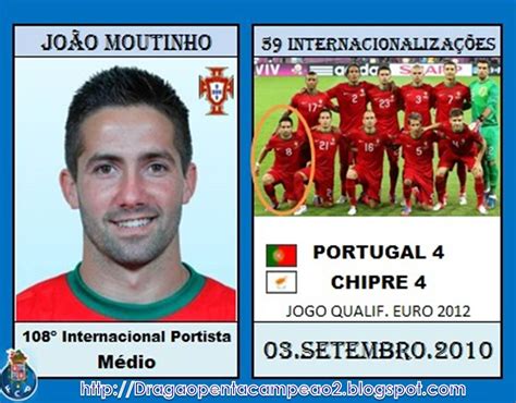 Portugal (1) v (0) netherlands. Dragaopentacampeao2: JOÃO MOUTINHO, O INTERNACIONAL ...