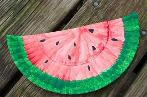 Paper Plate Fruit Craft