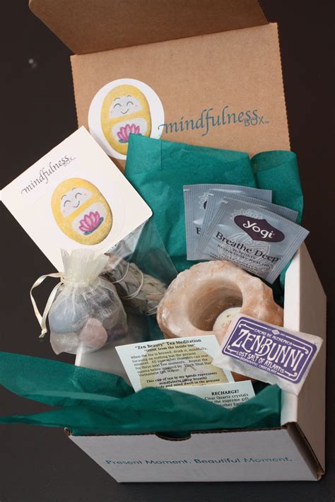 Monthly Subscription Box With 5 Items Related To Mindfulness Balance