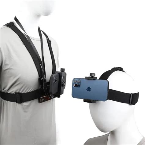 Mobile Phone Chest Strap Harness Mount Head Strap Holder Kit For Pov Vlog Cell P Picclick