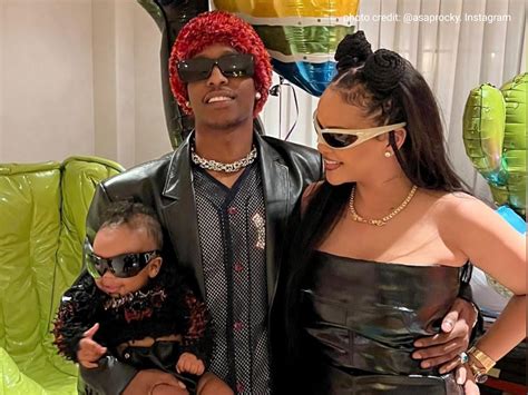 Rihanna And Aap Rocky Debut First Photos Of Their Second Baby Boy Y