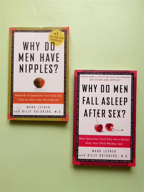Why Do Men Have Nipples Why Do Men Fall Asleep After Sex Buku And Alat Tulis Buku Di Carousell