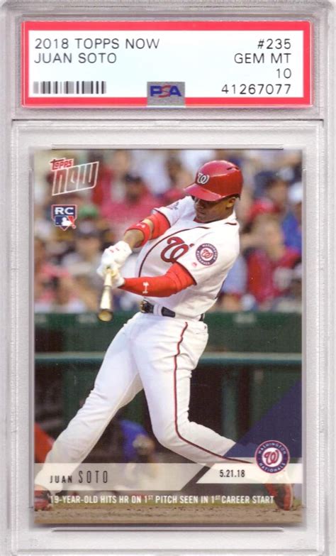 Juan Soto Heritage 2018 Psa 10 Rc Blogknakjp