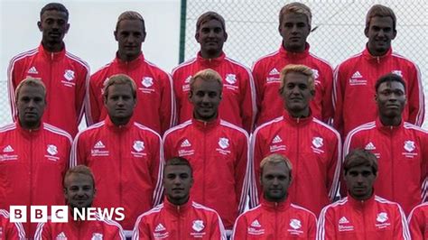 German Footballers Black Up In Protest At Racist Attack Bbc News