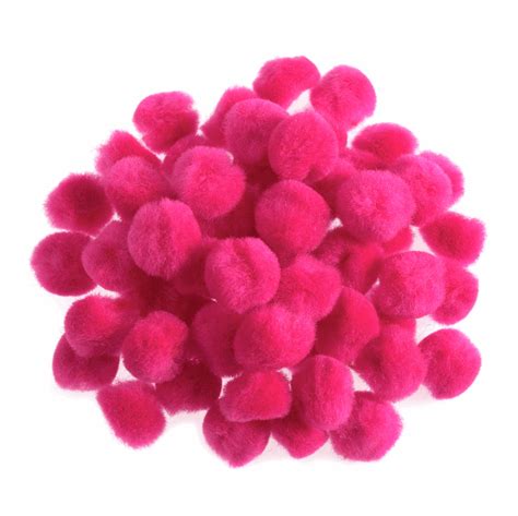 Pom Poms 12mm Bright Pack Of 100 Trimits Groves And Banks