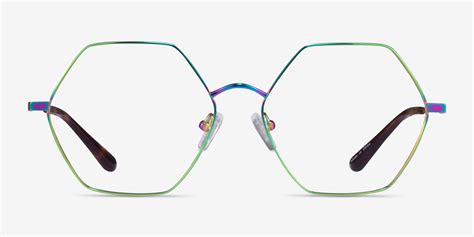 esto geometric rainbow full rim eyeglasses eyebuydirect