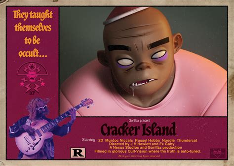 Gorillaz Watch 2d Murdoc Noodle And Russel In Cracker Island Withguitars
