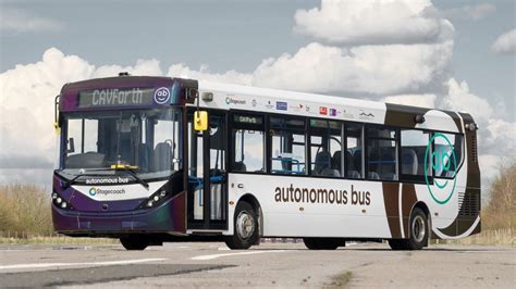 Uks First Driverless Bus Service Begins In Edinburgh Uk