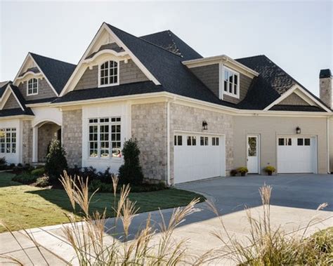 Traditional Beige Exterior Design Ideas Remodels And Photos