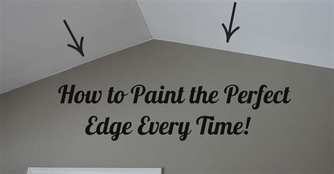 How To Paint The Perfect Edge Without Painters Tape Hometalk