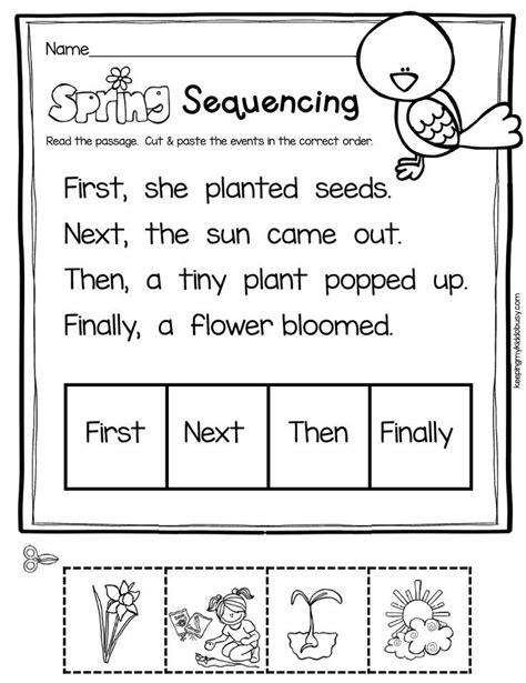 Free Printable Sequencing Worksheets For 1st Grade