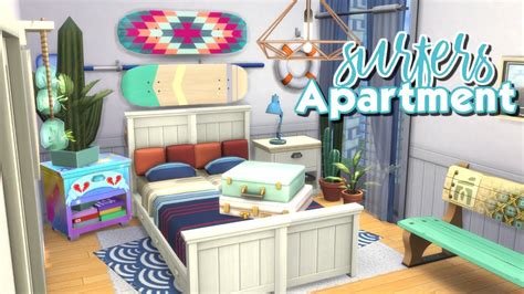 The Sims 4 Speed Build Surfers Apartment Youtube