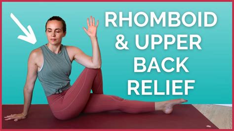 Yoga For Upper Back And Rhomboid Pain 10 Min Fix And Relief Youtube