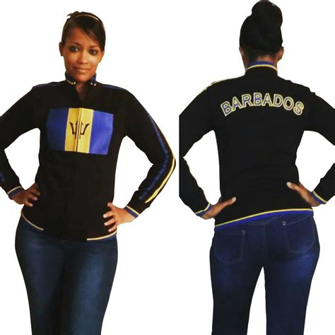 Barbados Flag Jacket Caribbean Apparel™