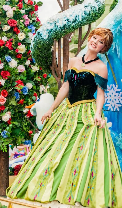 Anna Disney Princess Cosplay Anna Coronation Dress Disney Princess