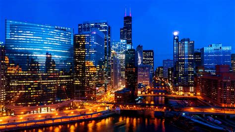 Chicago Skyline Wallpaper 4k