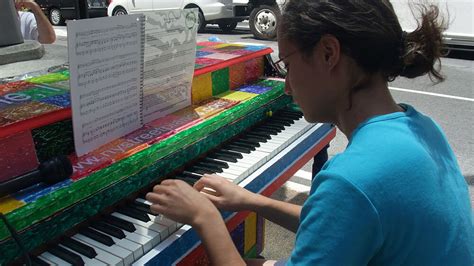 Turning The Public Into Performers With Street Pianos Npr
