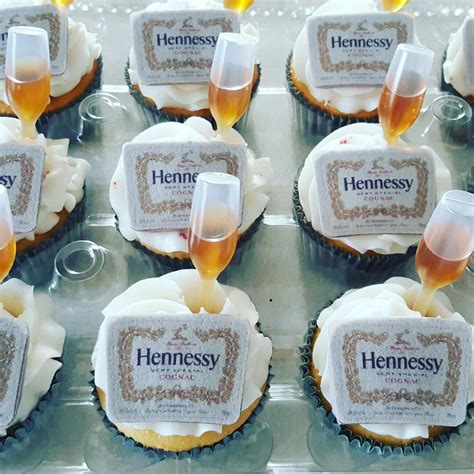 Hennessy Cupcakes With Hennessy Shots Alcoholic Cupcakes Fair Food Recipes Alcohol Cake