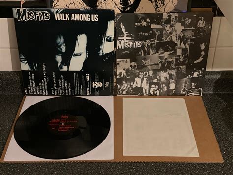 Misfits Walk Among Us Lp 1982 Ruby Records 2nd Cover Version Original The Record Space