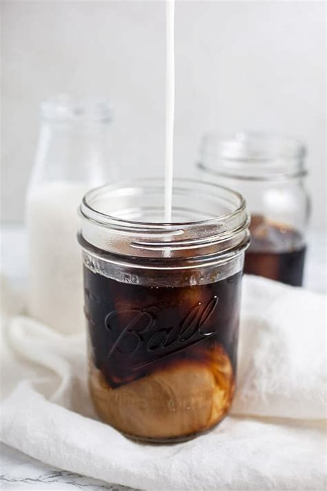 Cold Brew Coffee With Almond Milk The Rustic Foodie®